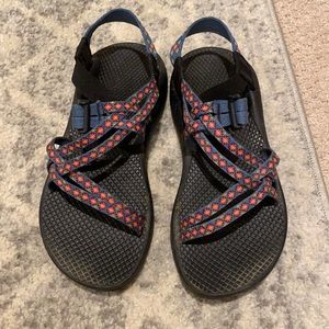 Chacos, double strap.